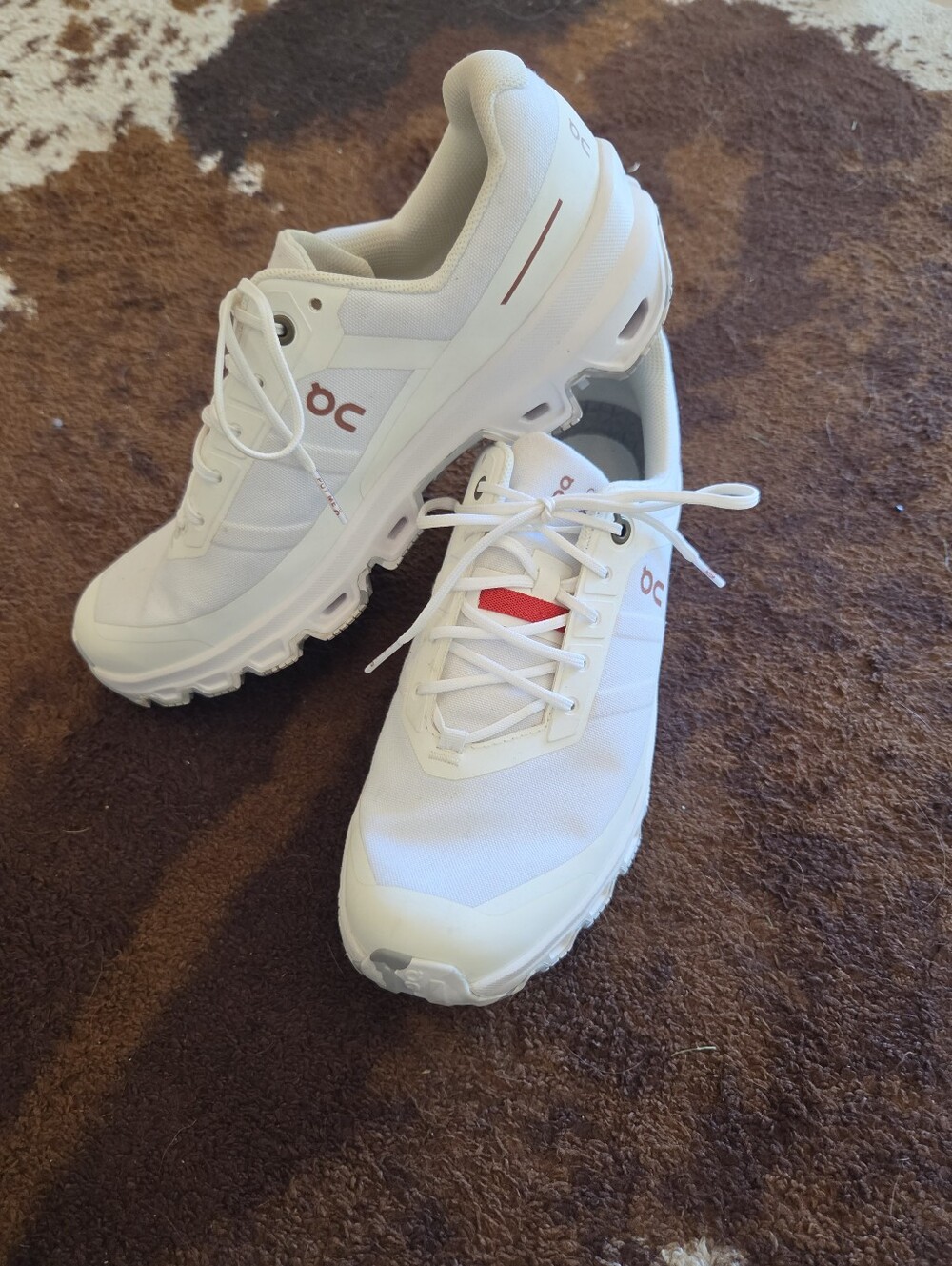 On Cloud/ Loewe Collab White Tennis Shoes